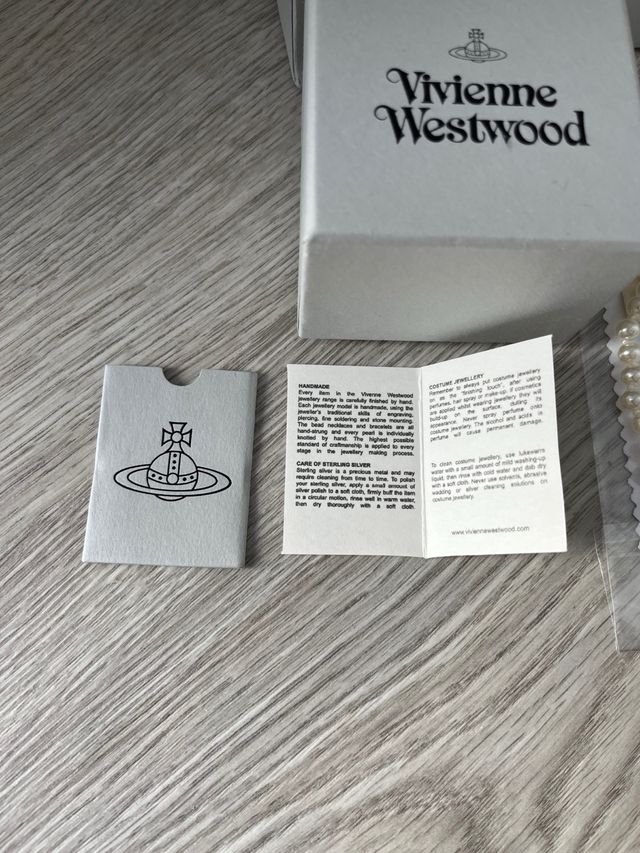 Collar Perlas Plata Vivienne Westwood