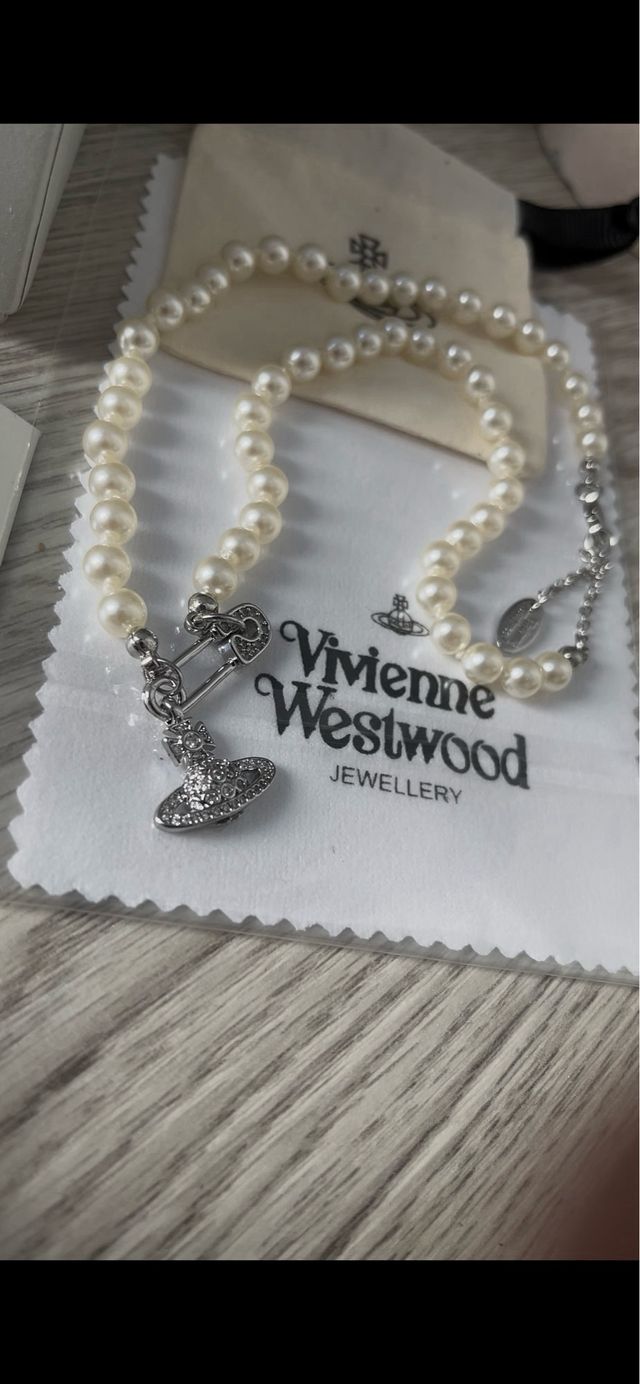 Collar Perlas Plata Vivienne Westwood