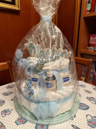 Tarta de pañales ❤️