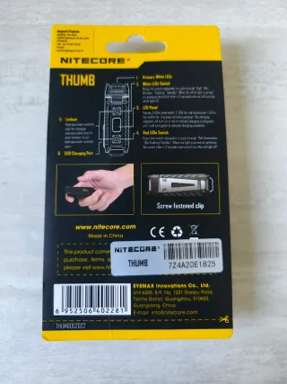 Linterna Nitecore Thumb 85 Lúmenes