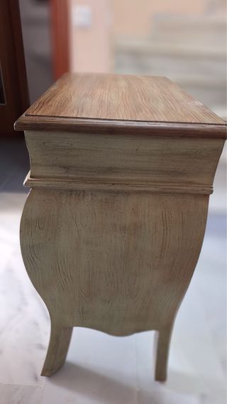 Cómoda vintage madera 4 cajones