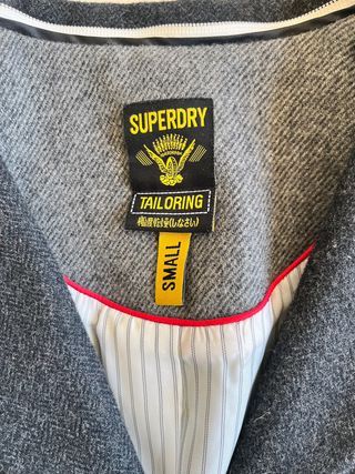 Chaqueta Superdry Gris Talla S