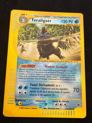 Feraligatr 012 Reverse Expedition Carta Pokémon