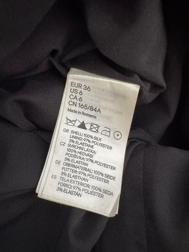 Vestido Negro Versace for H&M