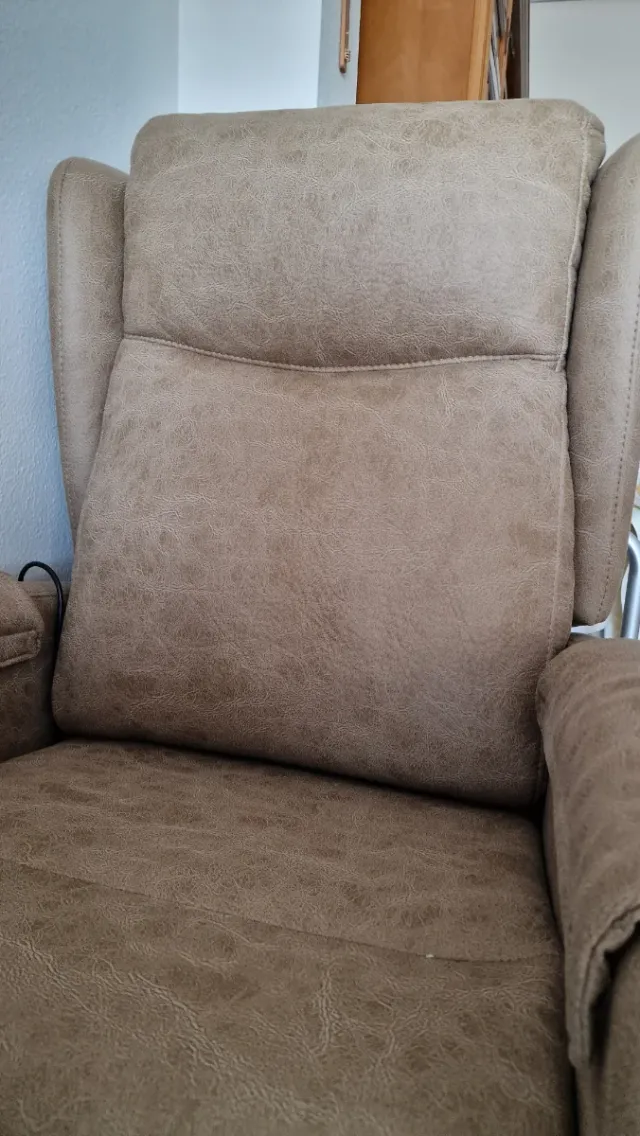 Sofá Reclinable Beige Nuevo a estrenar