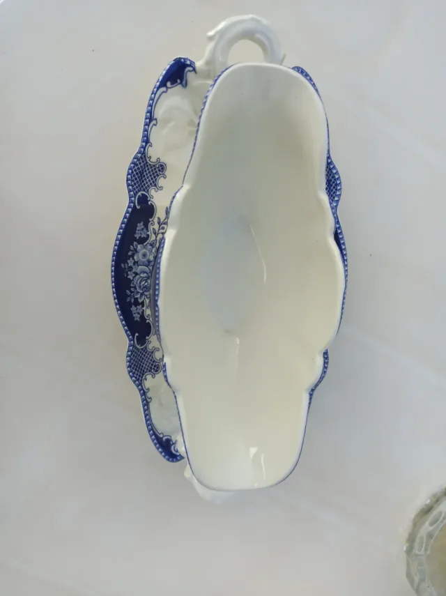 Bandeja La Cartuja Porcelana Azul y Blanca