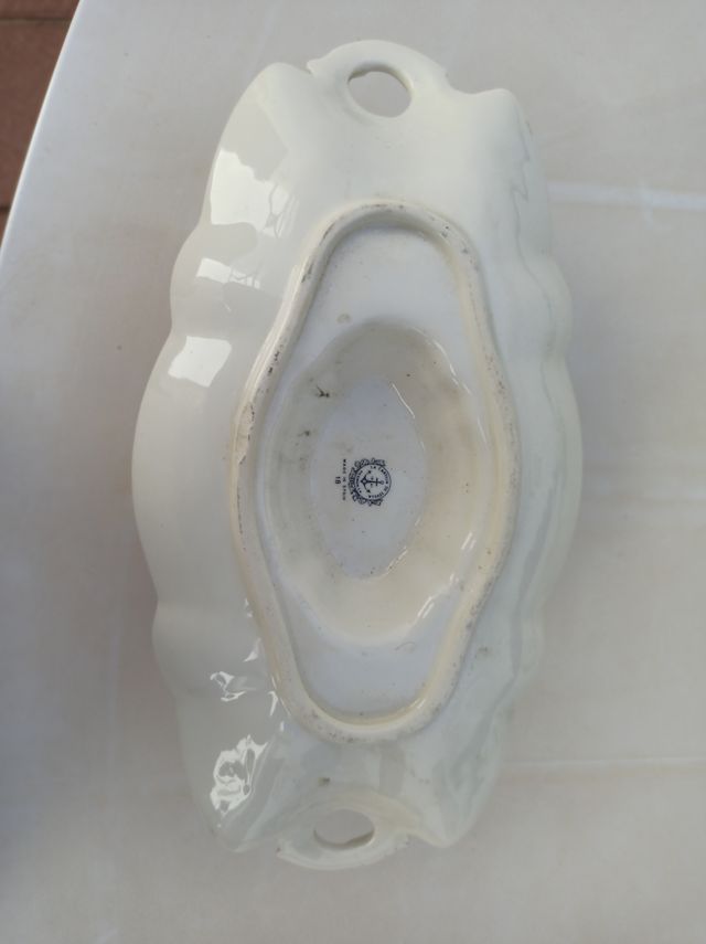 Bandeja La Cartuja Porcelana Azul y Blanca