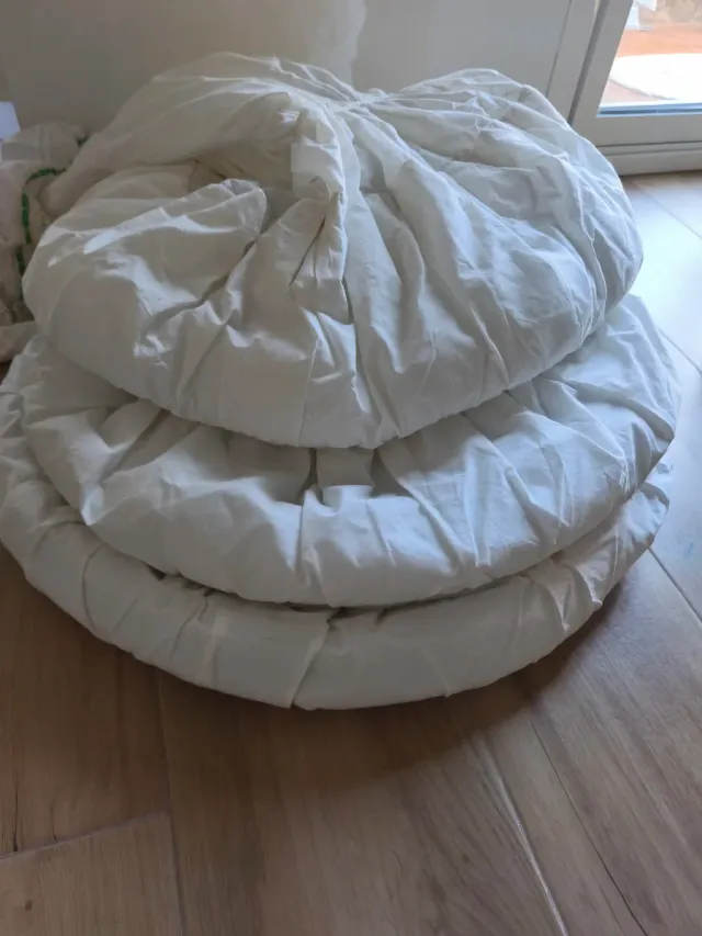 Can can niña blanco .