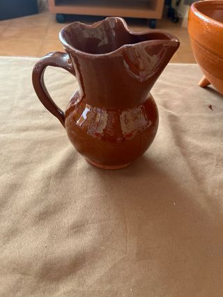 Lote cerámica cocina: cuencos, jarra, tazas