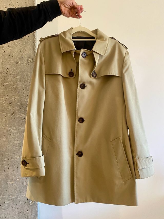 Gabardina El Ganso Hombre Talla S Beige