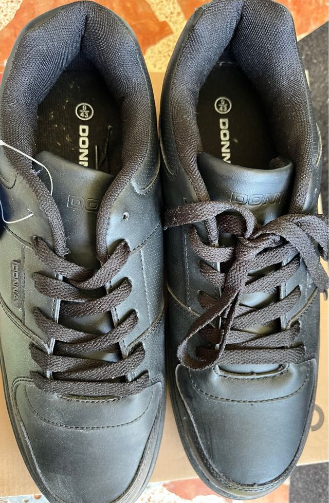 Zapatillas DONNA Hombre Talla 43 Negras