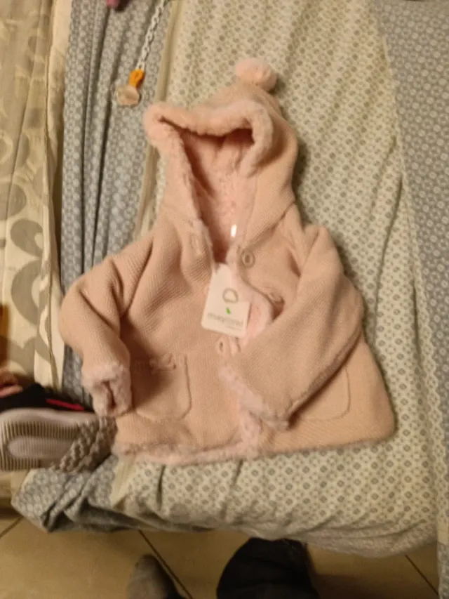 Giacchina bimba 12 mesi rosa