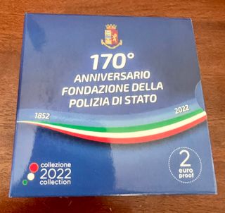2 Euro 2022 - 170° Polizia di Stato