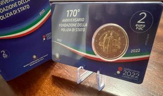 2 Euro 2022 - 170° Polizia di Stato