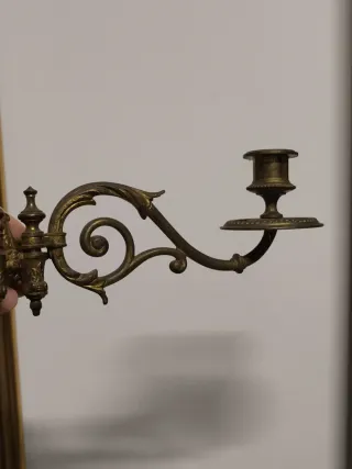 Candelabros piano franceses