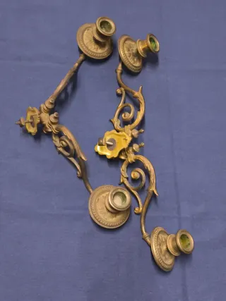 Candelabros piano franceses