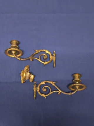 Candelabros piano franceses