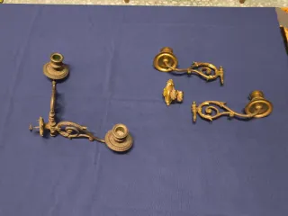 Candelabros piano franceses