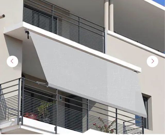 Toldo Estor Balcón 213 cm Gris/Blanco