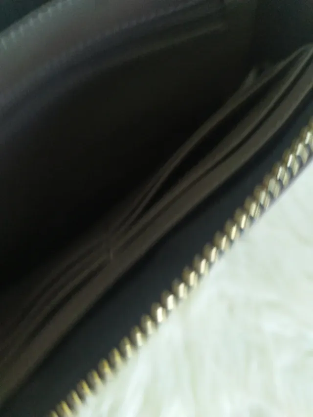 Cartera Clutch Calvin Klein Beige y Gris