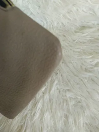 Cartera Clutch Calvin Klein Beige y Gris