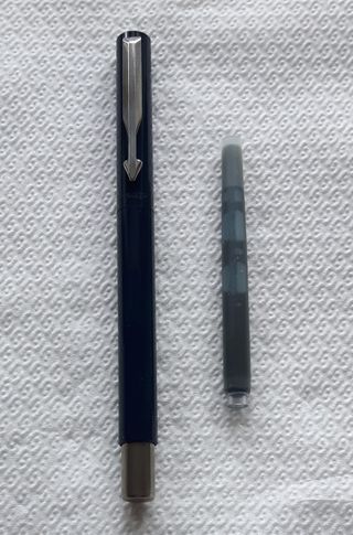 Due Penne Stilografiche Parker Blu vintage NUOVE