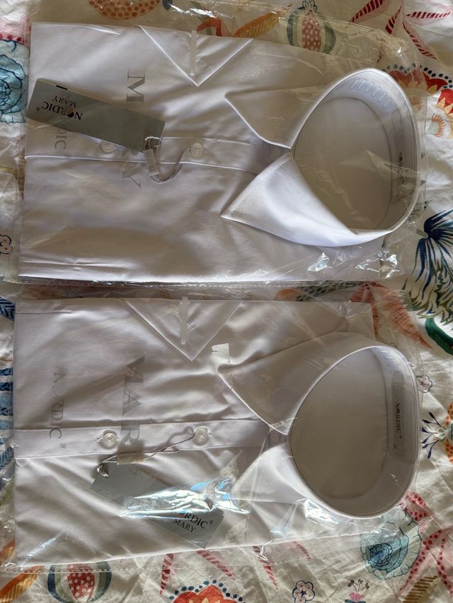 Camisas NORDIC MARY Blancas Talla S Manga Corta