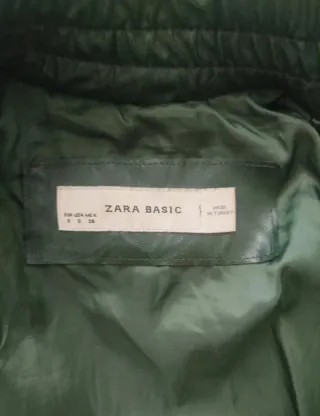 Chaqueta Zara Verde