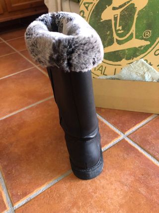 Botas de piel Panama Jack color negro