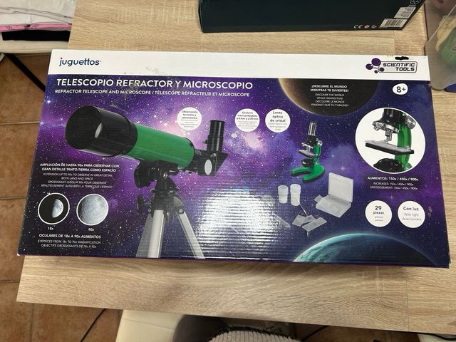 Telescopio y Microscopio niños