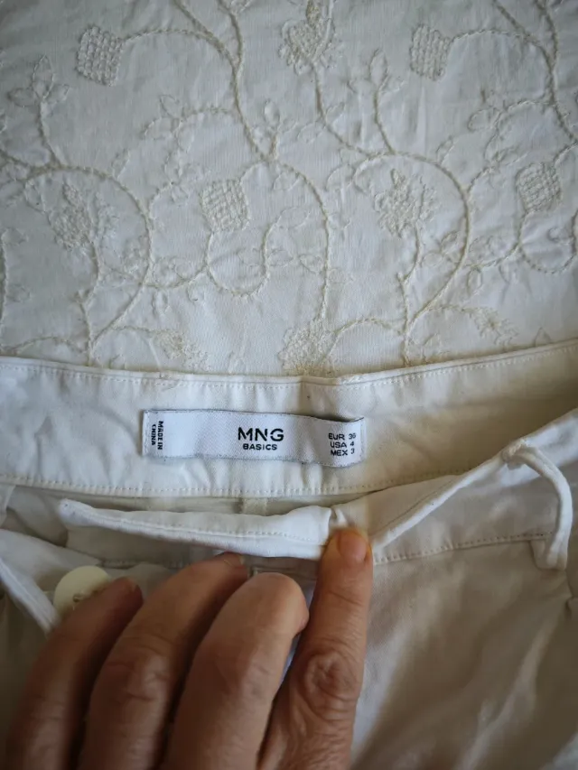 Pantalones cortos blancos Mango