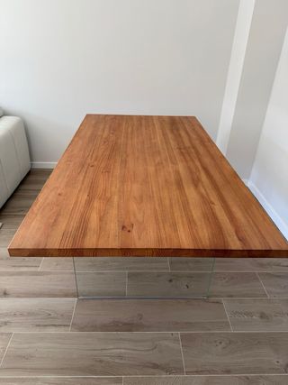 Nueva Mesa Comedor Madera y Cristal 6 comensales
