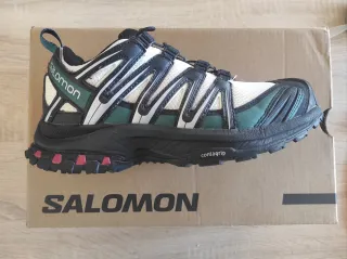 Bota Montaña Salomon Verde/Blanca