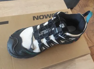 Bota Montaña Salomon Verde/Blanca