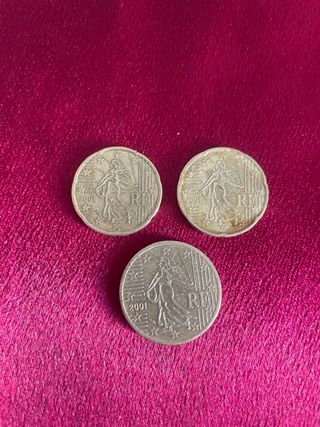 3 Monedas RF Sembradora 2001