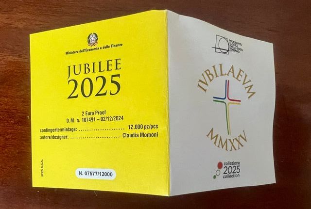 2 Monete Giubileo 2025 Euro (Proof e FDC)