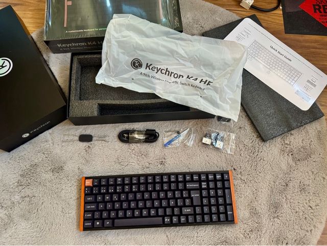 Teclado Keychron K4 HE ISO ES. Impoluto.