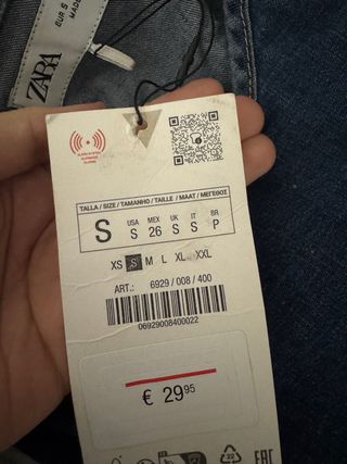 Vestido Polo Denim Zara Azul