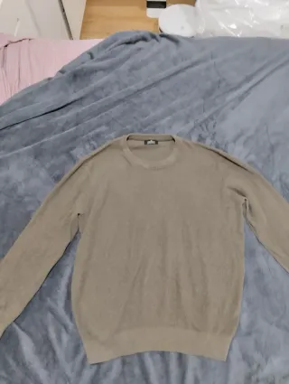 Jersey hombre beige/marrón