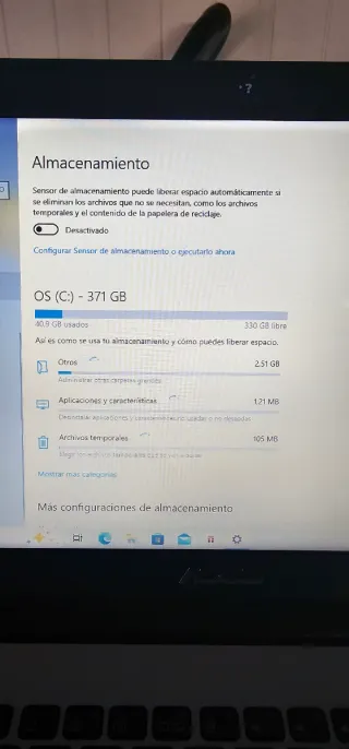 Portátil Asus Negro