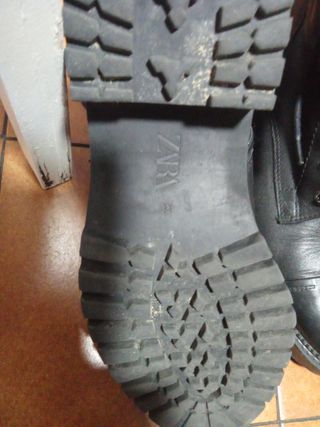 Cazadora piel T. S y Botines 38