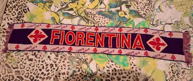 Bufanda Fiorentina Fútbol Años 90