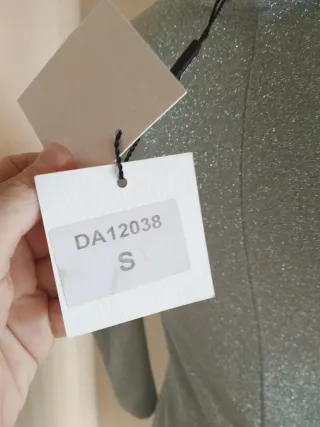 Vestito azzurro lurex tg S