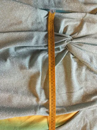 Vestito azzurro lurex tg S