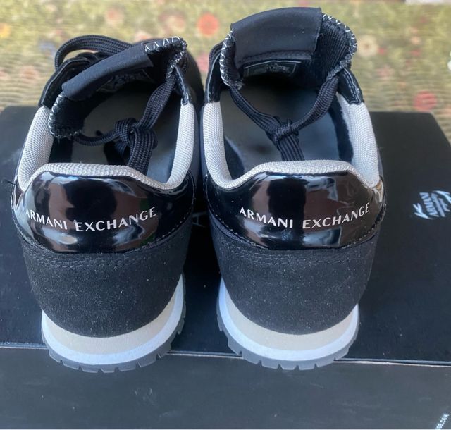 Zapatillas Armani Exchange AX Negras y Grises