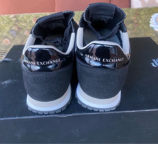 Zapatillas Armani Exchange AX Negras y Grises
