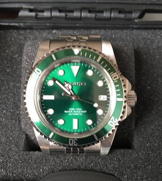 Seiko Mod Submariner Hulk Automático de 38mm