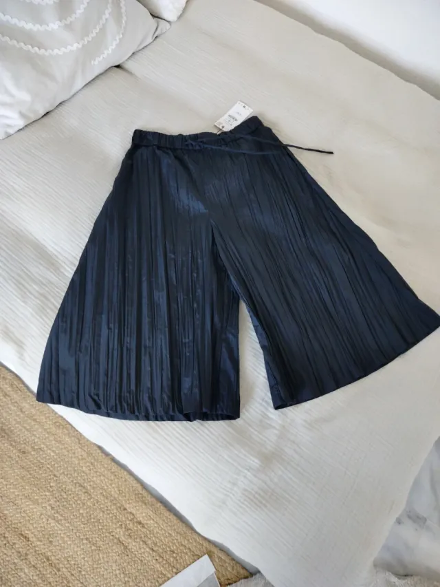 Falda -Pantalon plisado anchos