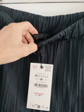 Falda -Pantalon plisado anchos