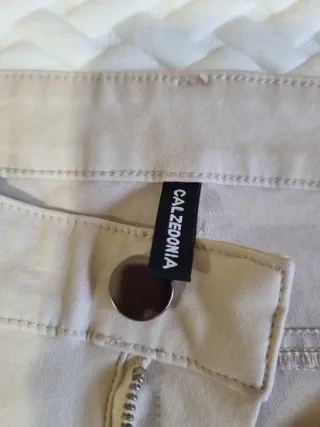 Pantalones mujer beige